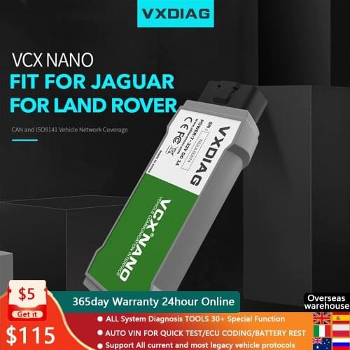 VXDIAG VCX NANO Diagnostic tool for JLR For Jaguar For Land Rover Online programming software car diagnostic scanner tool