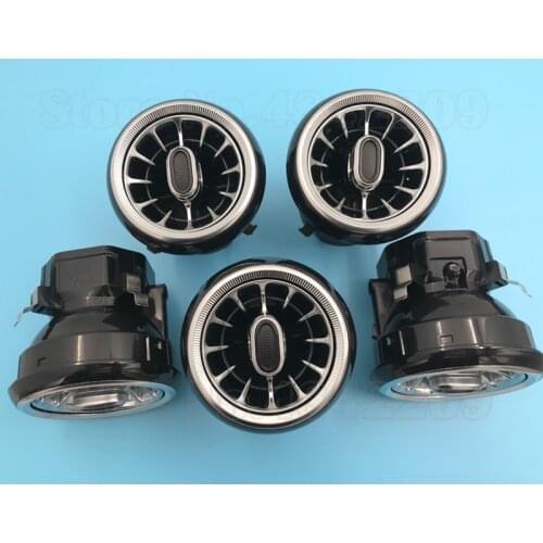 For Mercedes-Benz A/B/CLA/GLA class W176 W117 W156 W246 12-color Car Air Outlet Turbo LED Atmosphere Lamp Turbine Ambient Light