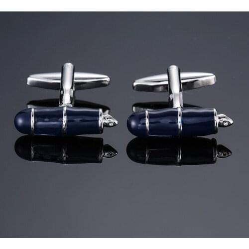 DY new High grade brand Brass material A dark blue pen Cufflinks Mens French shirt Cufflinks free shipping