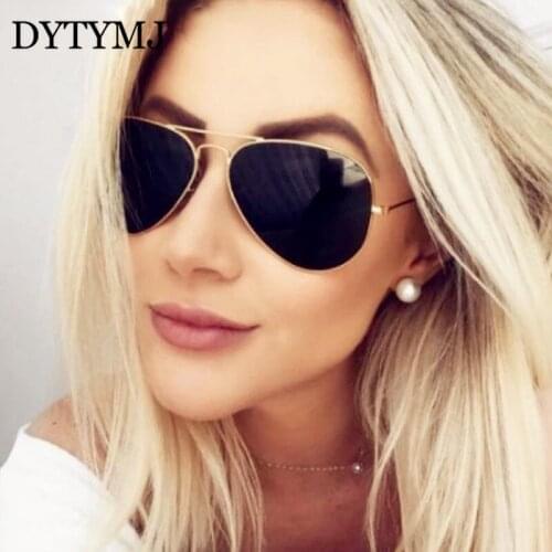 DYTYMJ Oversized Vintage Sunglasses Women 2020 Metal Glasses Women Brand Designer Eyeglasses for Women/Men Retro Oculos De Sol