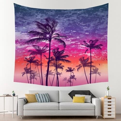 Beach Wall Hanging Tapestry Blanket Boho Decoration Home Decor Bedroom Sheets Yoga Mat Decoration Mural Hippie Tapiz Gobelin