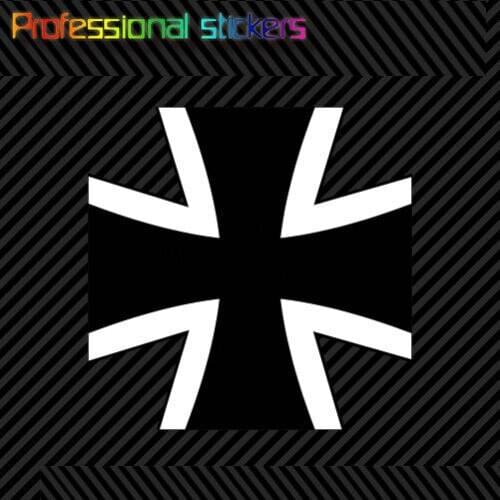 German Air Force Roundel Sticker Die Cut Decal Luftwaffe Germany DEU DE Stickers for Motos, Cars, Laptops, Phone