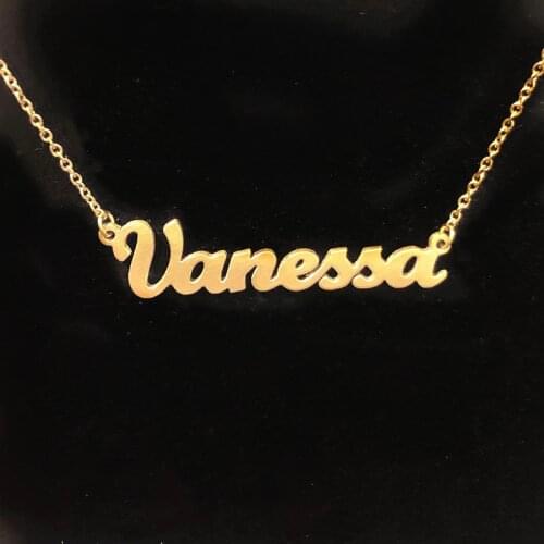 Custom Name Necklaces Baby Girl Name Necklace Stainless Steel Name Jewelry Bridesmaid Gift Baby Shower Gift For Her
