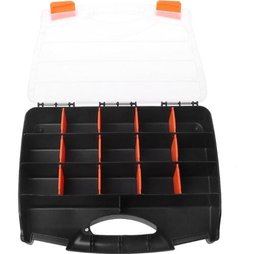 Plastic Hand Tool Storage Case Spanner Screwdriver Parts Hardware Organizer Box