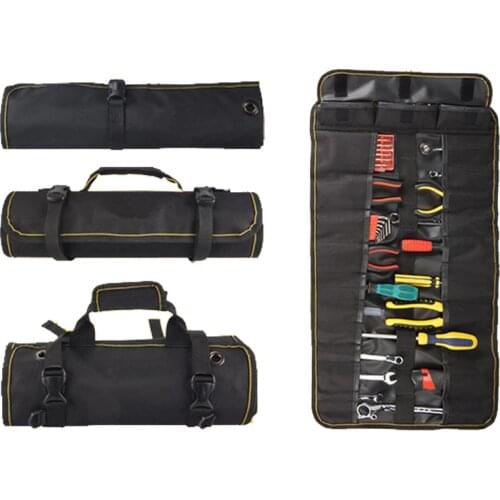 Roll Rolling Repair Tool Bag Screwdriver Wrench Bags Roll Up Holder Portable Ratchets Hand Electric Welding Tool Storage