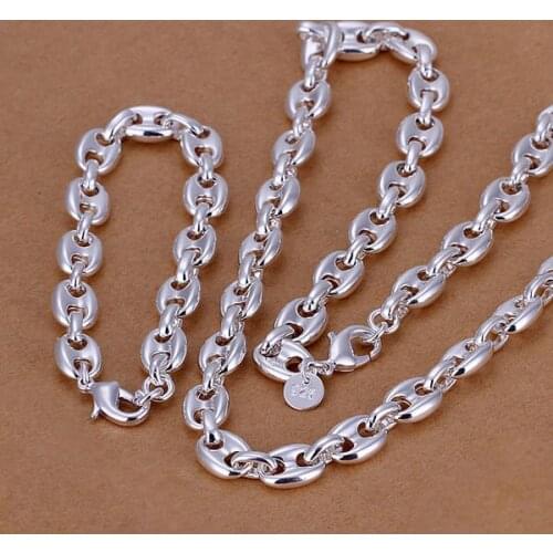 S048 Wholesale jewelry set fashion jewelry set 8-Shaped Two-Piece Jewelry Set