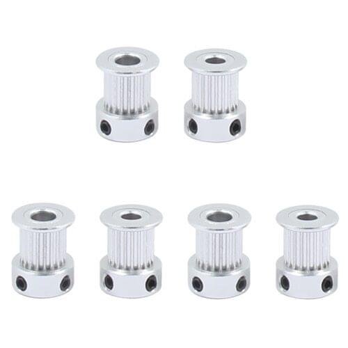 10Pcs Aluminum GT2 11mm Width 25 Tooth Teeth 2GT Timing Drive Pulley Pully Wheels Gear For 3D Printer Bore=7mm/8mm