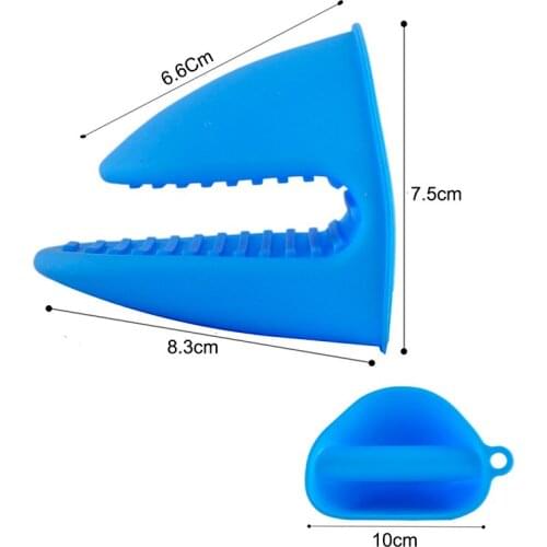 Silicone Kitchenware Microwave Oven Mitt Gloves Heat Insulating Mat Proximity Non-slip Non-stick Glove Kitchenware Tools