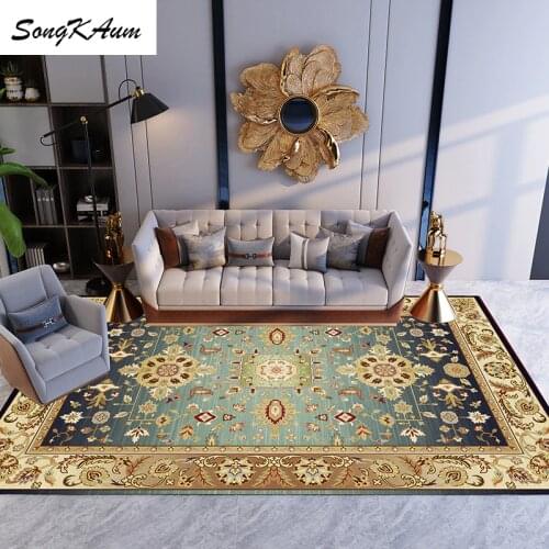 SongKAumExquisite leaves Flannel Large Carpets child Non-slip Tatami customizable Mats Bedroom Home Lving Room Rug