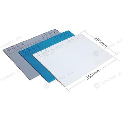 Sunshine SS-004A Heat-resistant BGA Work Pad Solder Rework Silicone Heat Gun Maintenance Platform mat