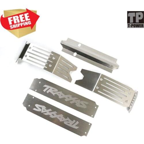 Tra X-MAXX XMAXX Chassis armor stainless steel armor for traxs 77086-4