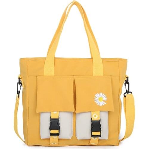 Small Daisy Womens Crossbody Bag Style Novelty Crossbar Shoulder Handbags Art Versatile Leisure Student Large Capacity Satchels