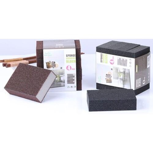 1/4pcs Kitchen Accessories Descaling Clean Rub Pot Kitchen Tools Sponge Magic Emery Nano Sponge Rust Cleaning brush Cotton