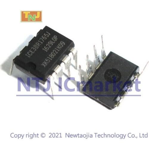 10 PCS ICE3BR1765JZ DIP-8 ICE3BR1765 3BR1765JZ Mode Controller with integrated