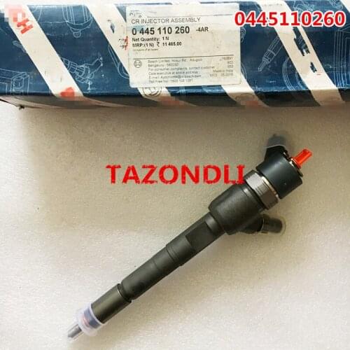 100% original new common rail injector 0445110260, 0305BC0401N for Mahindra Scopio