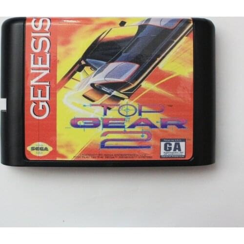 Top Gear 2 16 bit SEGA MD Game Card For Sega Mega Drive For Genesis