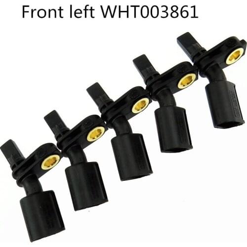 5X Car ABS Sensor Front Left Wheel Speed Black for A2 POLO 9N 6R 6C Passat Tiguan Fabia Superb 2pins 6Q0 927 803 B WHT 003 861