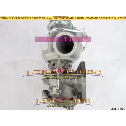 Free Ship TD04L-14T-6 49377-06213 49377-06200 36002369 49377-06202 Turbo For VOLVO XC70 XC90 03-09;S60 S80 V70 03- B5254T2 2.5L