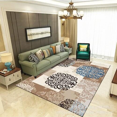 Home living room coffee table print carpet printed pattern room display carpets for living room