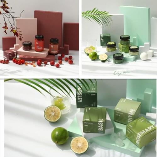 Foam Geometry Photo Props Beauty Makeup Skin Care Products Shooting Pendulum Props Decorative Ornaments Photography Platform