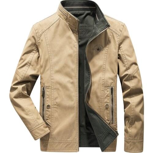 Military Jacket Men Star 1941 Embroidery Casual Spring Autumn Mens Jackets New Cotton Outdoor Coats Male Jaqueta Masculina M-4XL