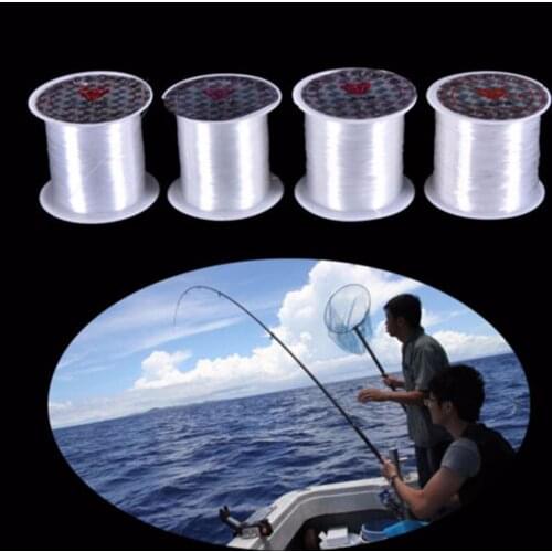 1 Roll 0.2-0.8mm Nylon Fishing Line Durable Fish Lines Sea Fishing Line Crystal Wire Fishing Accessories Tackle