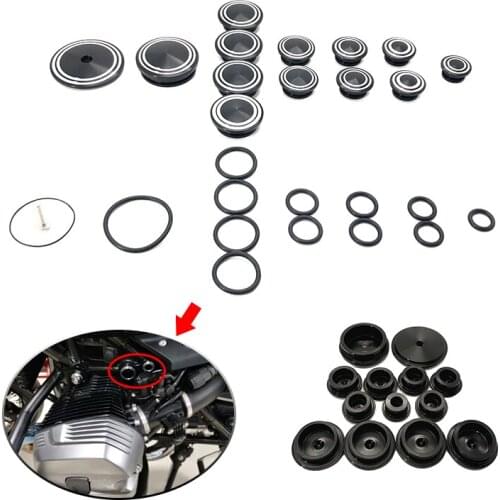 R NINE T Frame Hole Caps Frame Cap Set fits For BMW R NINE T R9T 2013 2014 2015 2016 2017 2018 2019 Motorcycle aluminum Covers