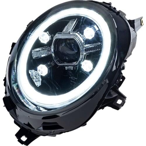 You Mini headlamp assembly f55f56 refit LED headlamp diamond daily running lamp LED water steering lamp