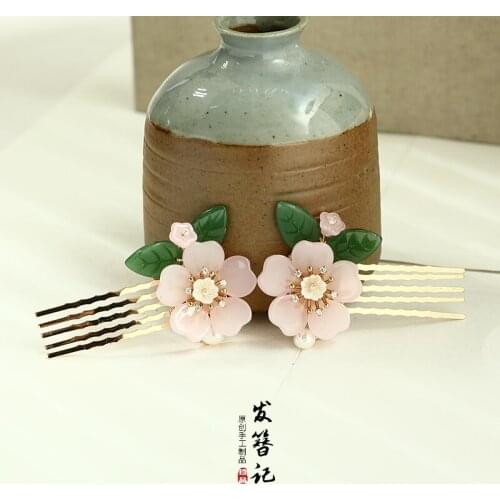 New Style Fairy Ancient Costume Headdress Chinese Hairpin Fresh Hair Handmade Antique Style Daily Life Tassels Hairpin