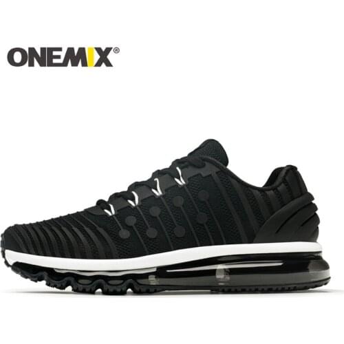 ONEMIX fashion Running Shoes Men Sneakers KPU Breathable Vamp Comfortable Shock Absorption Sport Training Shoes