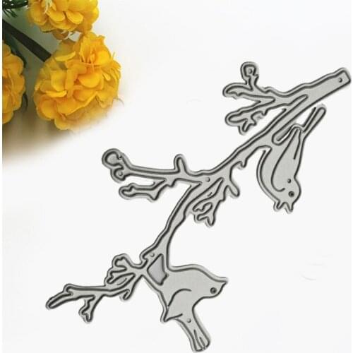 Singing Bird Metal Cutting Dies Stencil DIY Scrapbooking Album Paper Card Template Mold Embossing Decoration