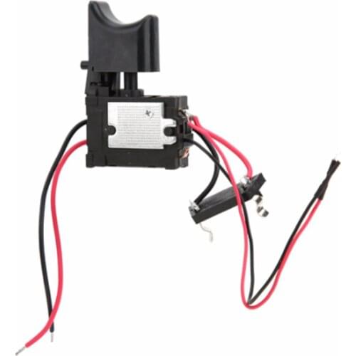 Electric Drill Dustproof Speed Control Push Button Trigger Switch DC 7.2-24V