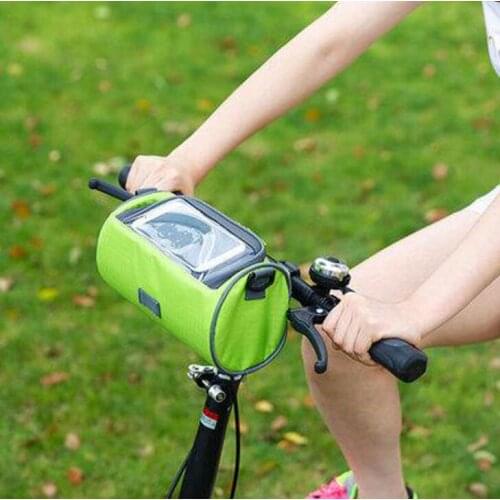 50pcs Large Bicycle Bags Handlebar Front Tube Waterproof Bike Phone Bag Touch screen Pack For Student Women Girl Accessories Cyc