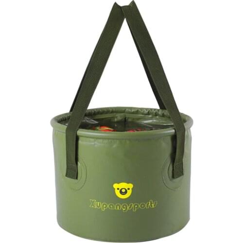 Thickening Folding Water Bucket Outdoor Camping Storage Washing Basin Storage Bag Waterproof Fishing Bucket Car Storage Containe