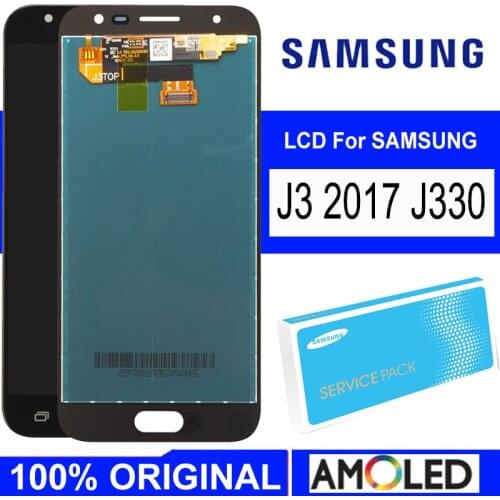 Original 5.0" for SAMSUNG Galaxy J3 2017 J330 J330F J3 PRO LCD Display Touch Screen Digitizer Assembly Repair Parts