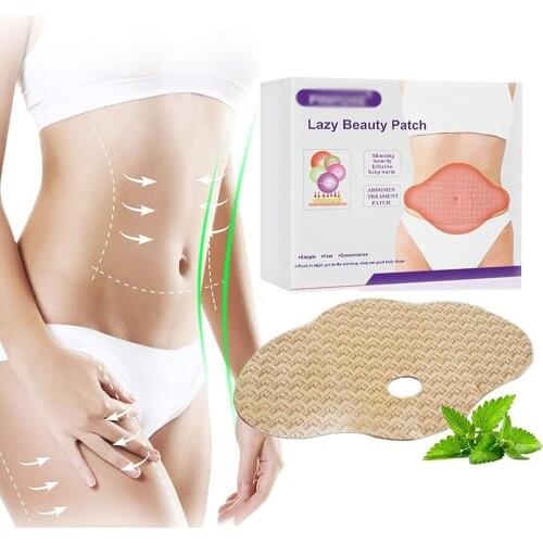 10PCS Quick Slim Patch Weight Loss Sticker Abdomen Magnetic Slimming Navel Fat Burner Effectiveness and Safety for Beer Belly