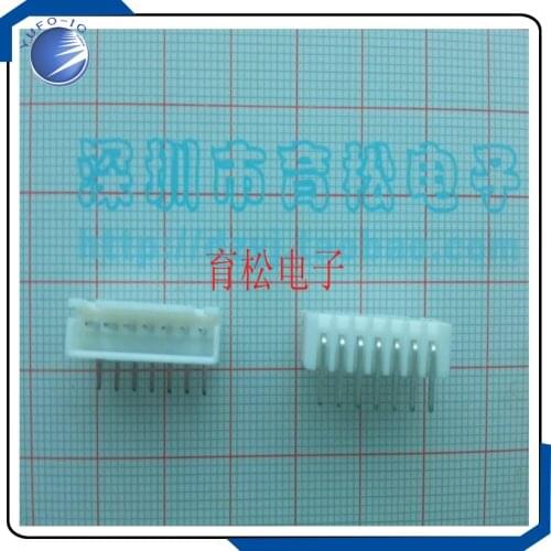 10PCS/LOT 7PIN XH2.54 The Right Angle Pin plug type connector socket XH2.54-7P spacing 2.54MM Terminal