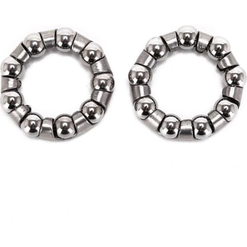 2pcs center bead frame 9 bead bicycle handle bead frame front fork ball bowl set bearing accessories