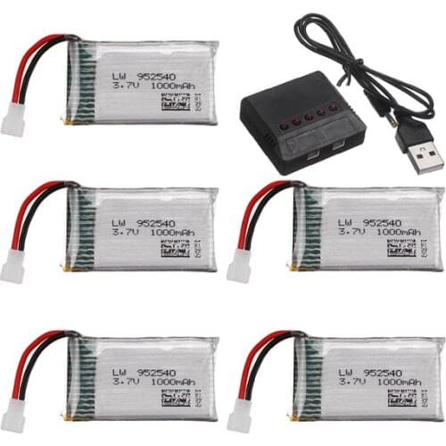3.7V 1000mah lipo Battery For Syma X5 X5C X5S X5SC X5HW X5HC X5SW M68 X300 X400 X500 X800 HJ819 vs 3.7V 800mAh 902540 battery