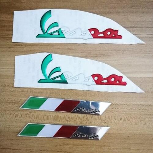 3D Motorcycle Decal Sticker flag Case for PIAGGIO VESPA GTS GTV LX LXV 125 250 300 Ie Super