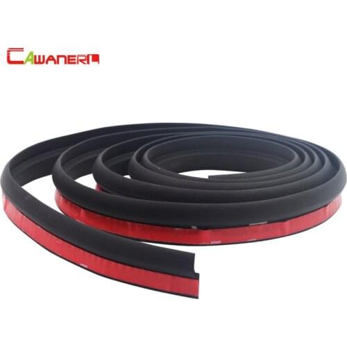 Cawanerl 2 Meter Z-Shape Car Rubber Seal Strip Sound Noise Insulation Auto Door Sealing Strip Weatherstrip Edge Trim 200 CM