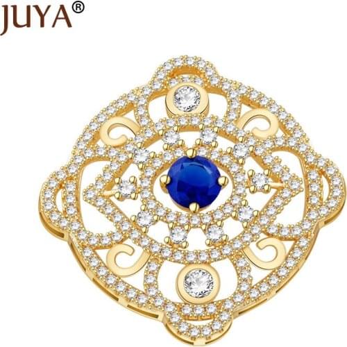 Jewelry Making Supplies Gold Rose Gold Big Pendant Connector For DIY Long Pearls Necklace Jewellery Findings Accessories