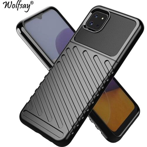 Rugged Fiber Shield Cover For Samsung Galaxy A22 5G Case Bumper Full Cover Back Case For Samsung A22 Case For Samsung A22 5G 6.6