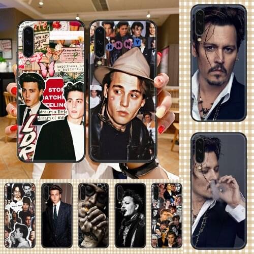 Johnny Depp Phone case For Samsung Galaxy A 3 5 7 8 10 20 21 30 40 50 51 70 71 E S 2016 2018 4G black trend cell cover soft