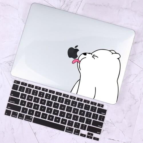 Cute bear Case For Macbook Air Pro 11 12 13 15 16 Touch bar Hard Cover for mac book air 13 Protective Shell a2179 a1932 a2289