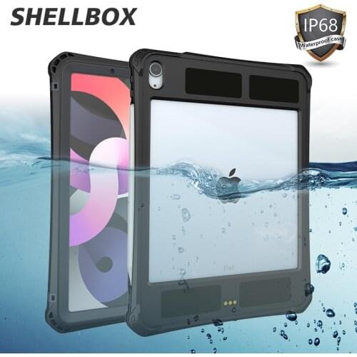 Clear Waterproof Case for iPad Air 4 Case with Pencil Holder Kids Magnetic Tablet Cover for iPad Pro 10.5 11 10.2 Mini 5 Case