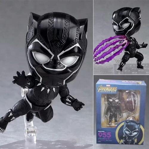 Avengers: Infinity War Action Figure Q version Black Panther Model Toys