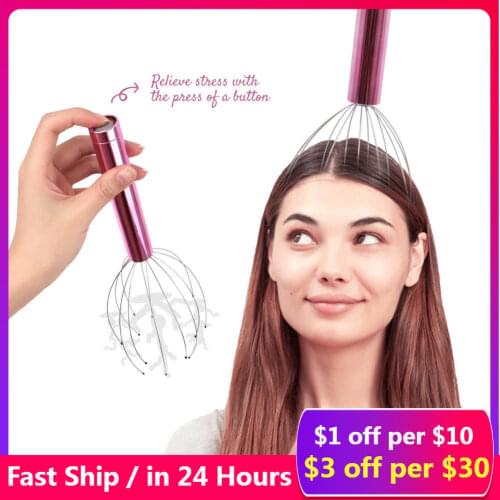Head Acupoint Massager Electric Hair Comb No Winding Promote Blood Circulation Tool Prevent Hair Loss Hair Care