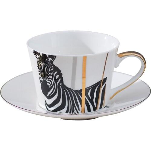 European Bone china coffee set Top Grade Porcelain coffee cup and saucer Luxury Gifts Pearl glaze