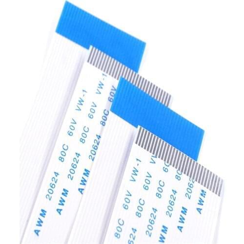 2 pcs FPC FFC Jumper Flexible Flat Cable 30 PIN 0.8 mm pitch Same Contact Type A Length 100 200 300 400 500 600 700 mm ZIF